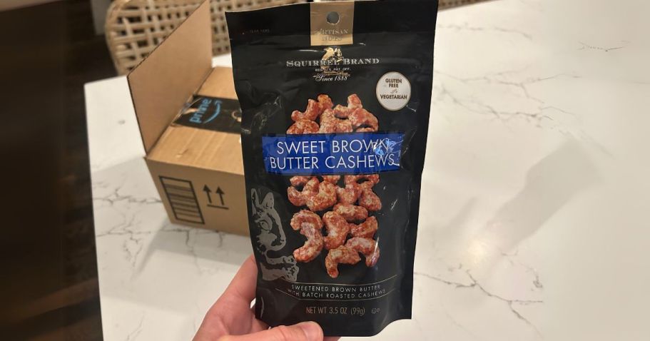 Squirrel Brand Sweet Brown Butter Cashews Just $2 Shipped on Amazon (Reg. $3)