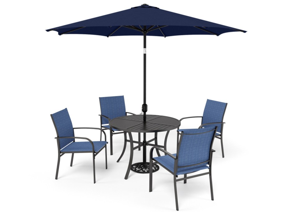 Stock image Sunshine Valley 6 -Piece Black Patio Dining Set