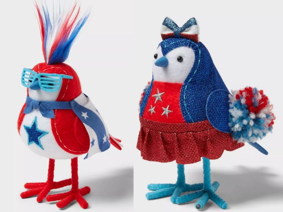 2 birds from Sun Squad Featherly Friends 4th of July