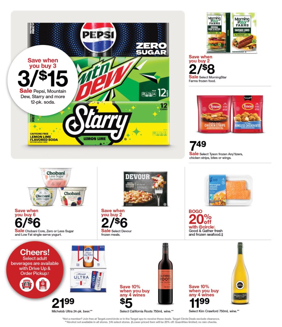 page from Target ad