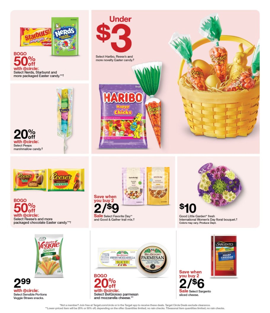 page from Target ad