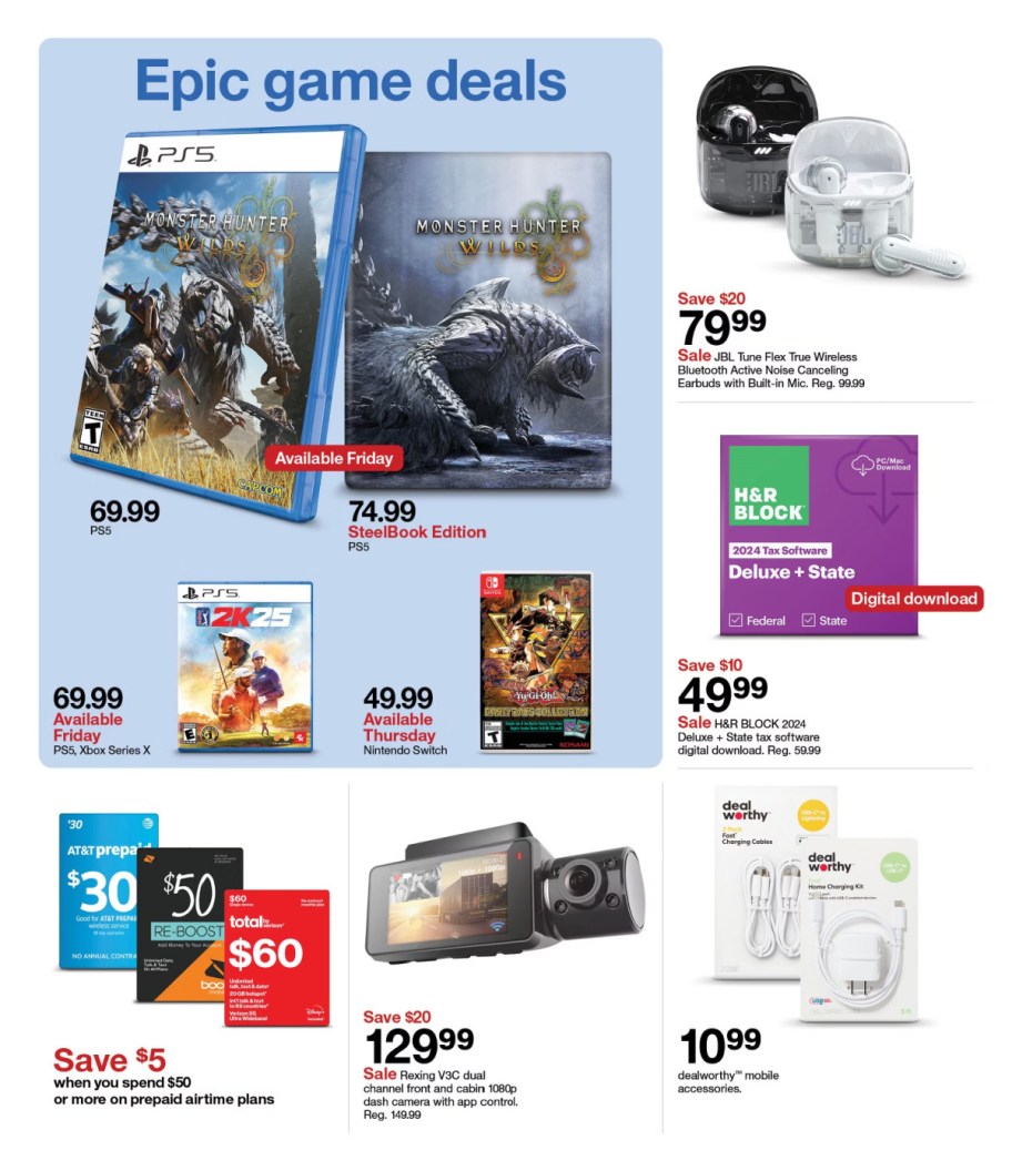 page from Target ad