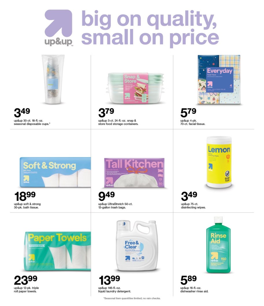 page from Target ad