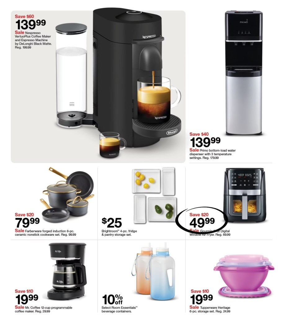 page from Target ad