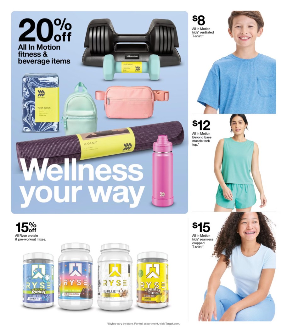 page from Target ad