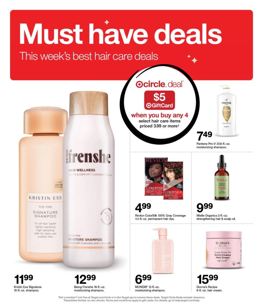 page from Target ad