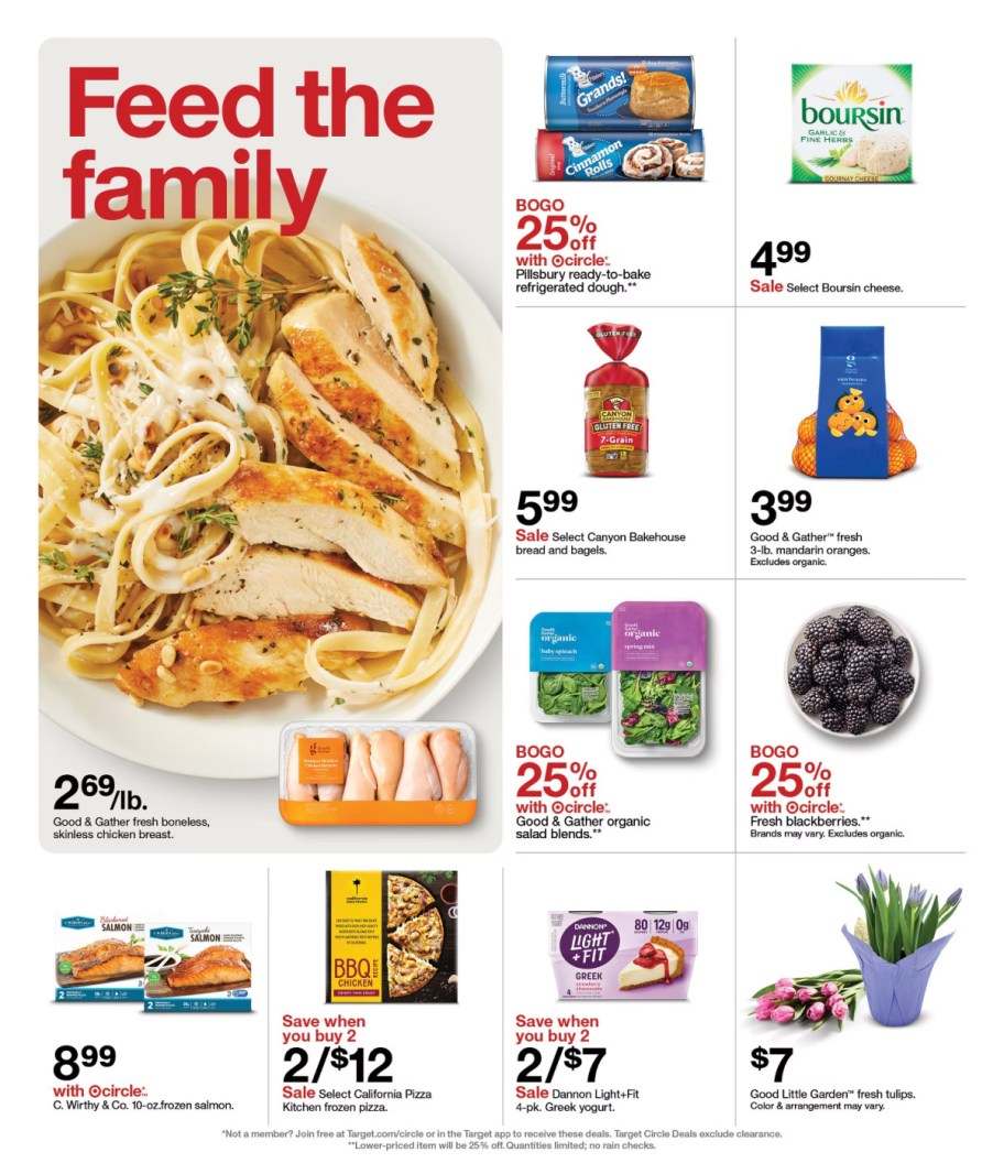 page from Target ad