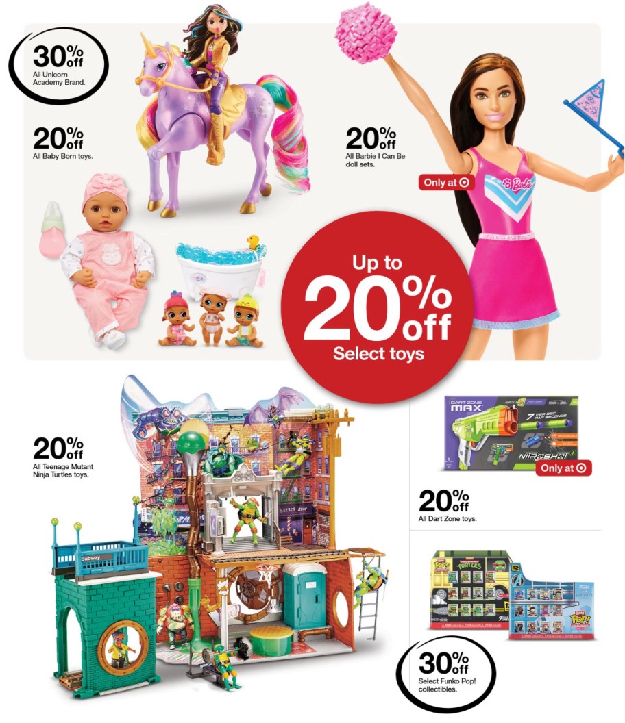 page from Target ad