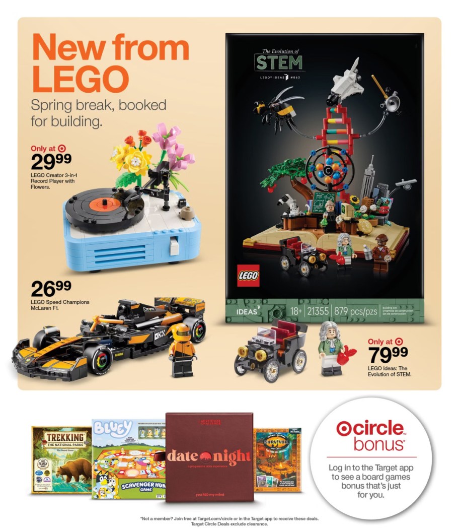 page from Target ad