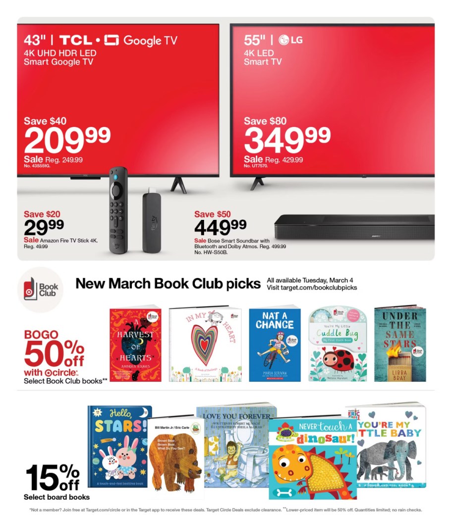 page from Target ad