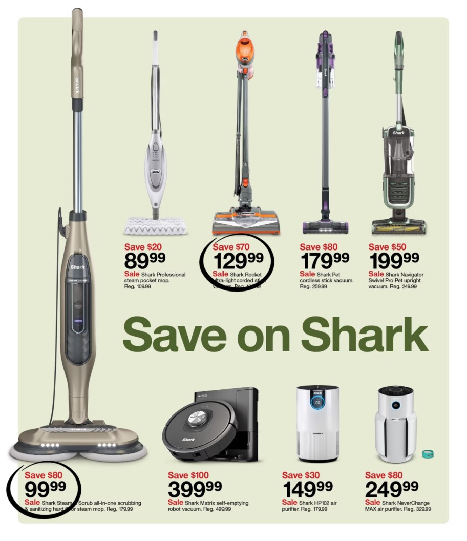 page from Target ad