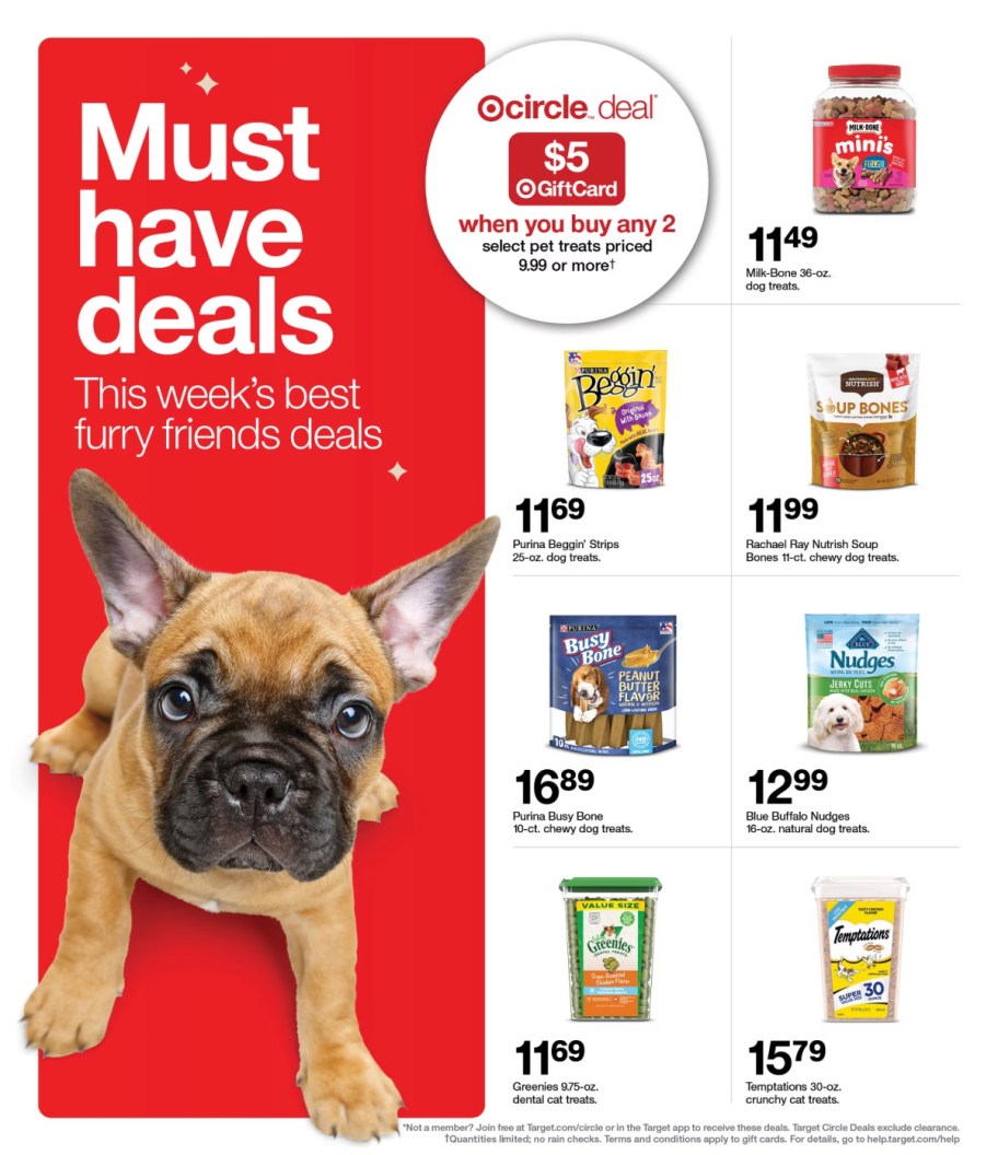 page from Target ad