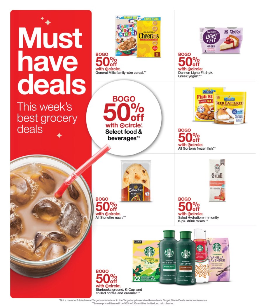 page from Target ad