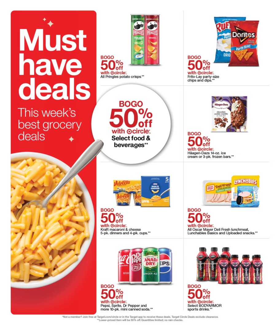 page from Target ad