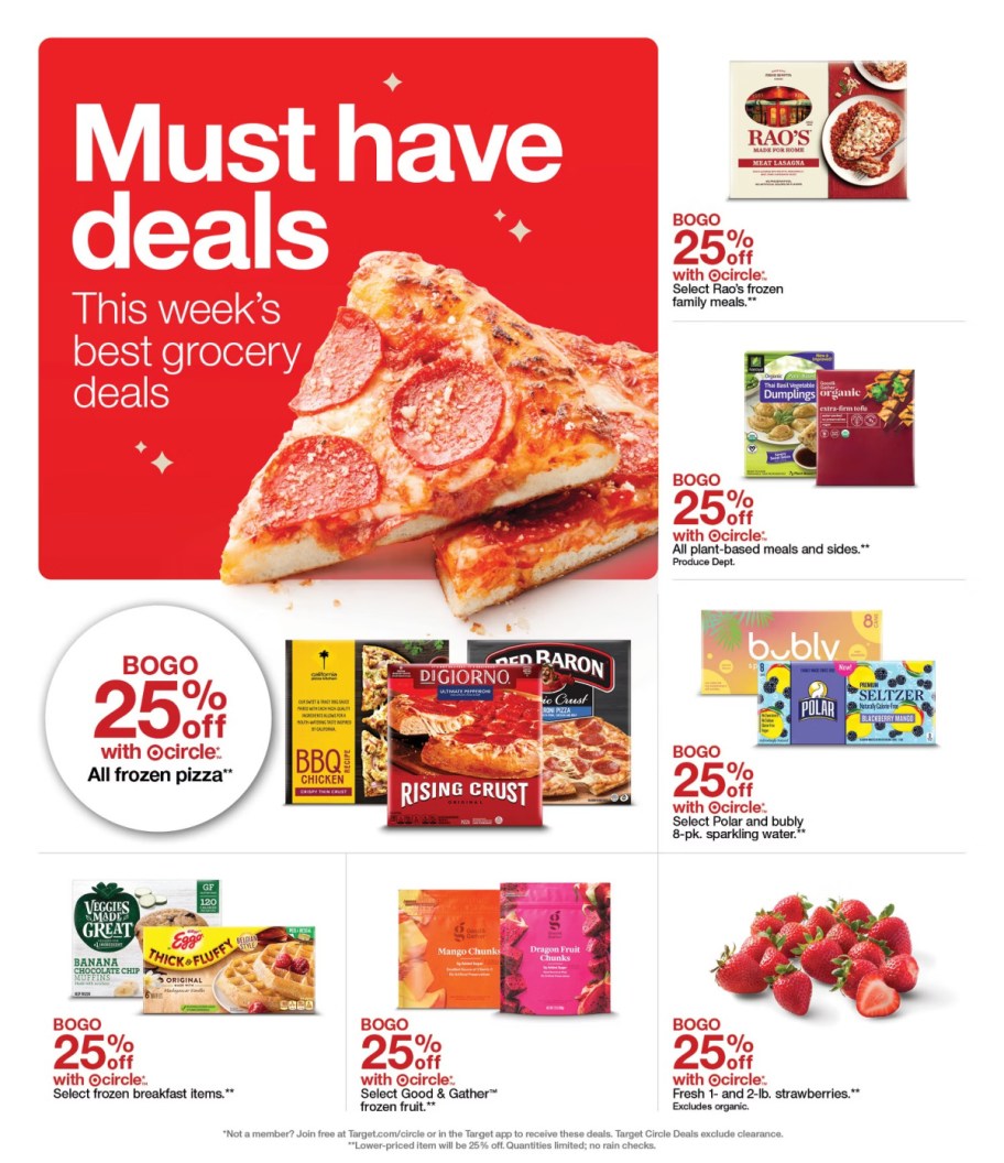 page from Target ad