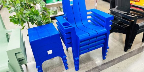 WOW! Stackable Adirondack Chairs w/ Cupholders Only $17.50 on Target.online