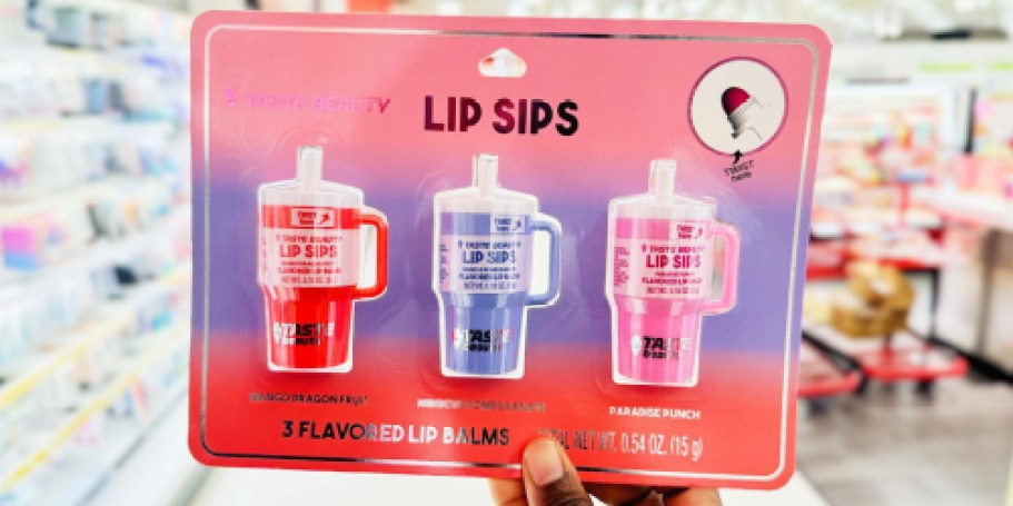 Lip Balm Tumbler 3-Pack Only $5.99 at Target (Perfect for Easter Baskets!)