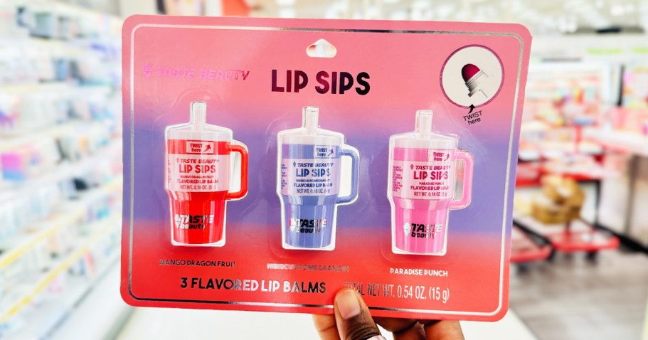 Lip Balm Tumbler 3-Pack Only $5.99 at Target (Perfect for Easter Baskets!)