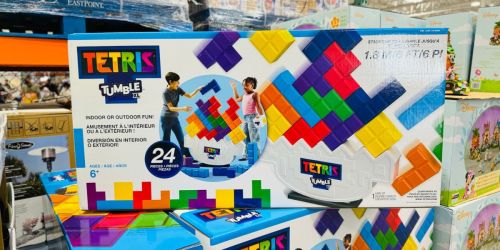 Tetris XL Tumble Game Now Available at Costco (For Indoor & Outdoor Play!)