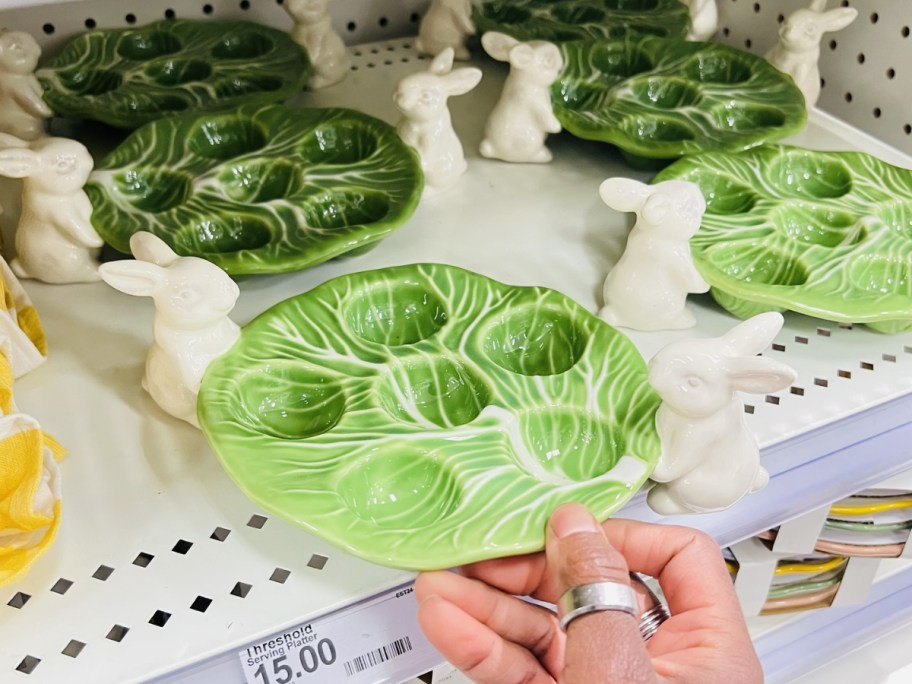 Threshold Cabbage Egg Serving Platter