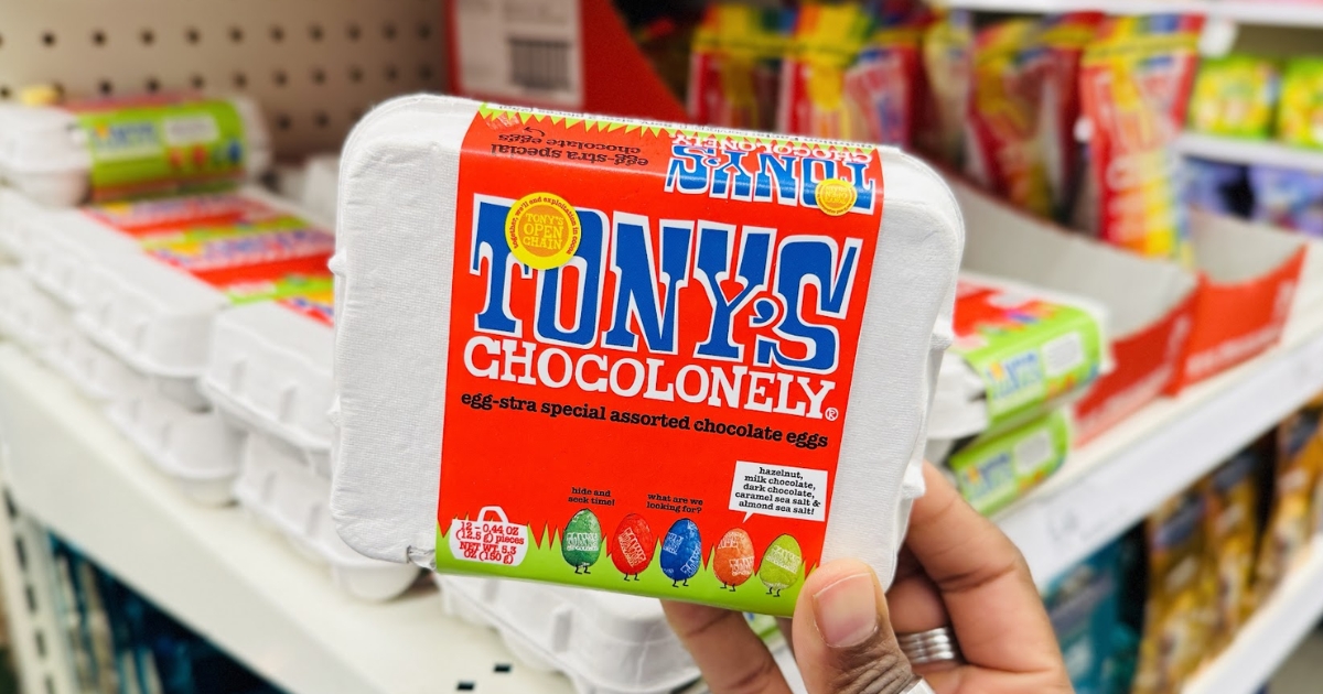 Tony’s Chocolonely Easter Eggs Carton Only $5.49 at Target