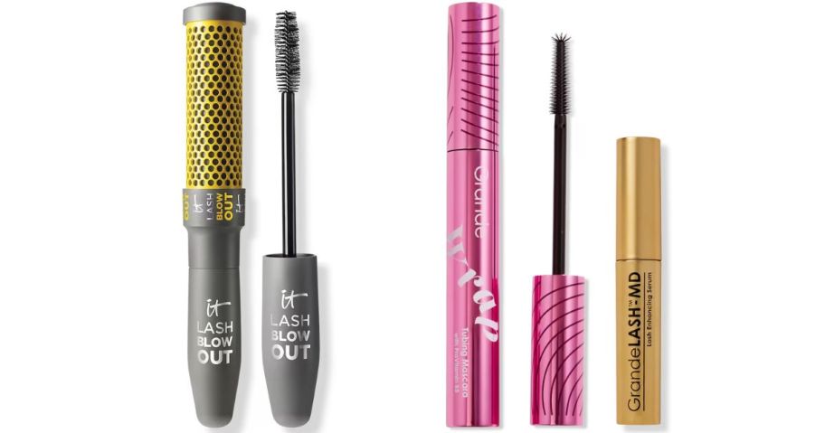 Stock images of It Cosmetics Blowo0ut Mascara and GrandeWrap Mascara and Serum Mini