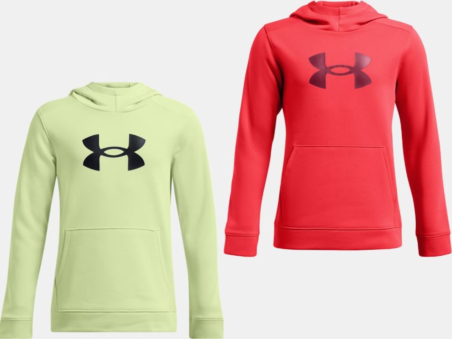 Stock images of Under Armour Boy's Armour Fleece Logo Hoodies