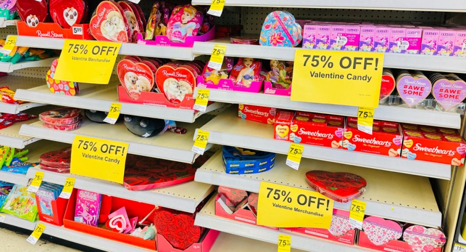 GO! 75% Off Walgreens Valentine’s Candy, Squishmallows & More!