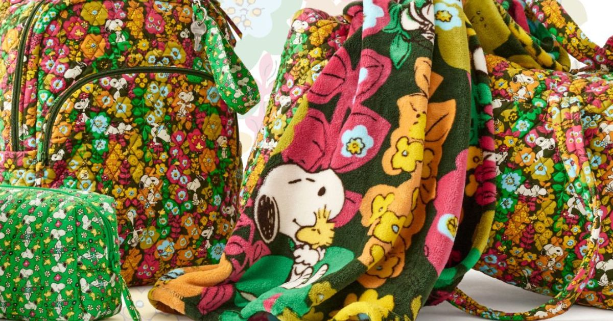 Up to 80% Off Vera Bradley Outlet (+ Adorable NEW Snoopy Collection)