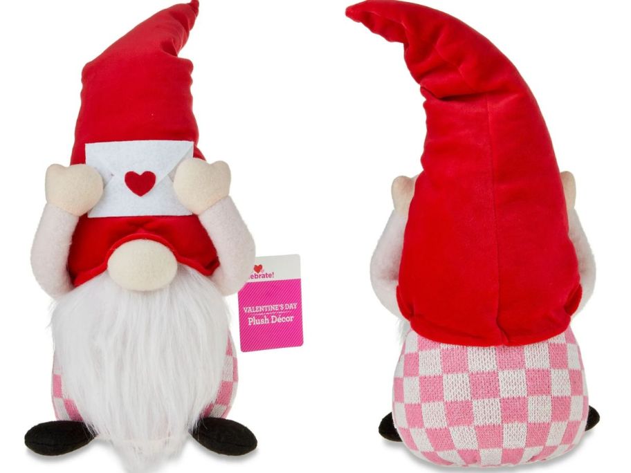 Way to Celebrate Valentine's Day 17" Gnome Plush 