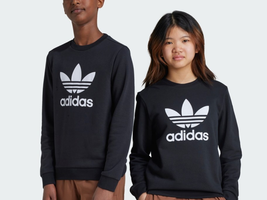 adidas sign sweatshirt in black