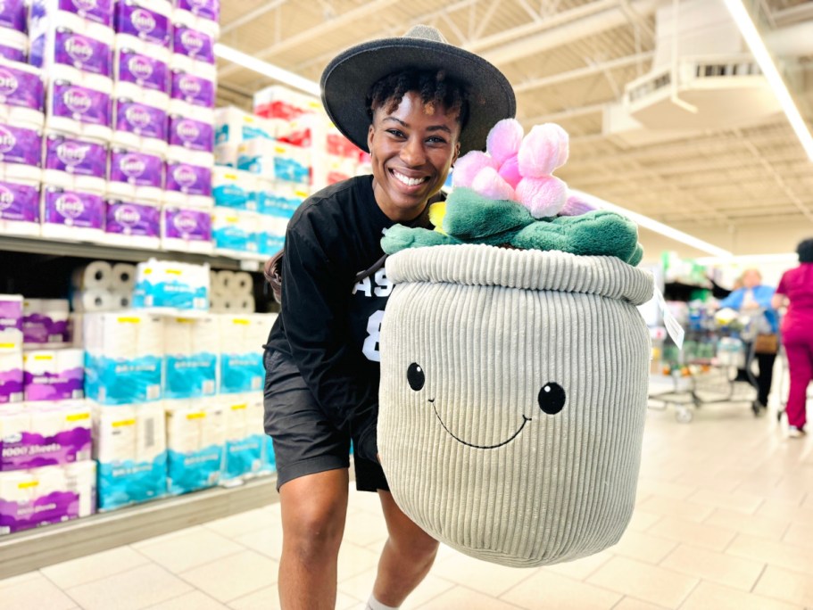 Top ALDI Weekly Finds: Adorable JUMBO Plush Plant & More!