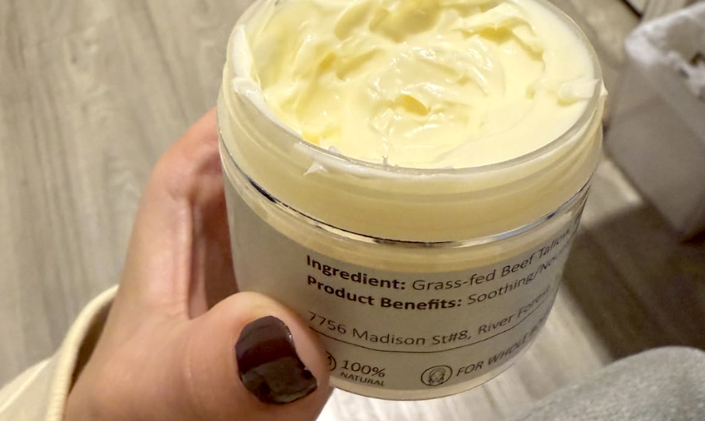 Beef Tallow Just $9.99 Shipped on Amazon – Leaves Skin Super Moisturized!