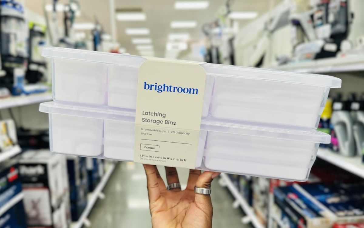 NEW $6 Brightroom Storage Boxes at Target