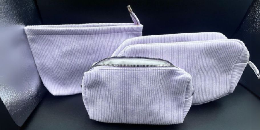 Cosmetic Bag 3-Piece Set Just $7.49 on Amazon – Great for Travel!