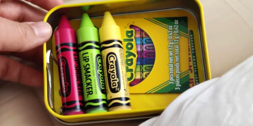 Lip Smackers Crayola 3-Pack Tin Just $3 Shipped on Amazon (Reg. $6)