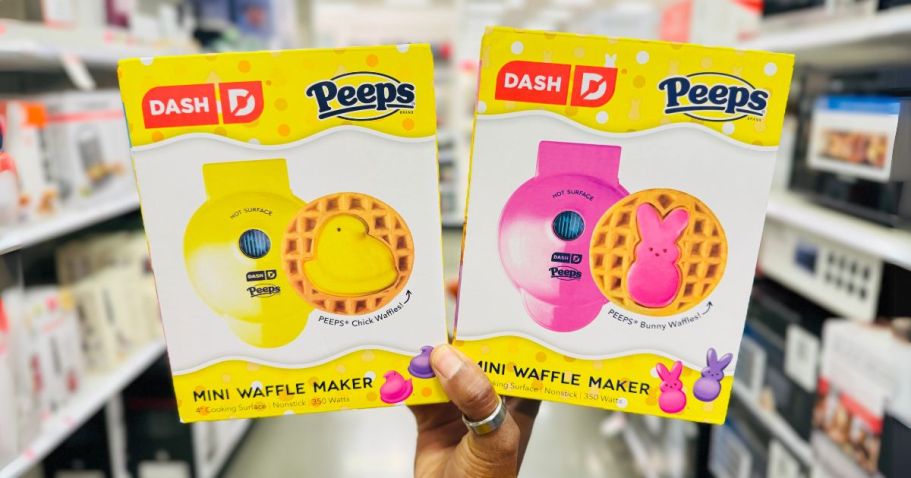 Dash x Peeps Mini Waffle Maker from $10.49 on Kohls.online (Regularly $16)