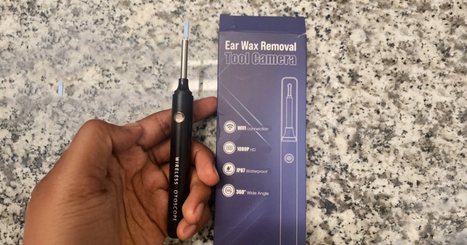 Lighted Ear Wax Removal Kit w/ Camera Only $7.99 on Amazon (Regularly $22)