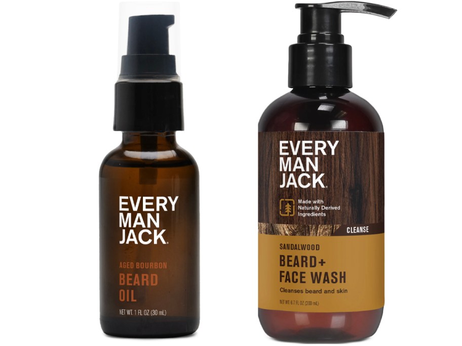 every man jack beard oil and wash 