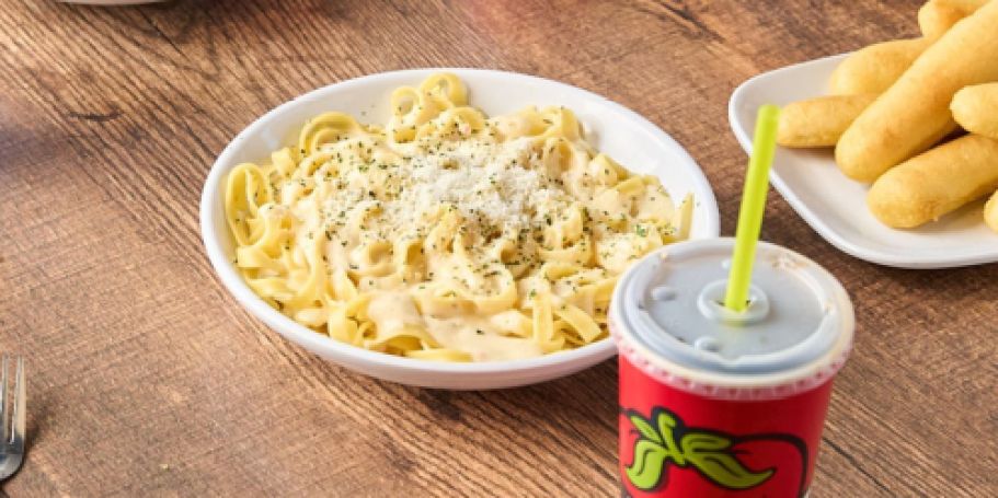 FREE Fazoli’s Fettuccine Alfredo with Any Entree