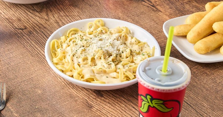 FREE Fazoli’s Fettuccine Alfredo with Any Purchase