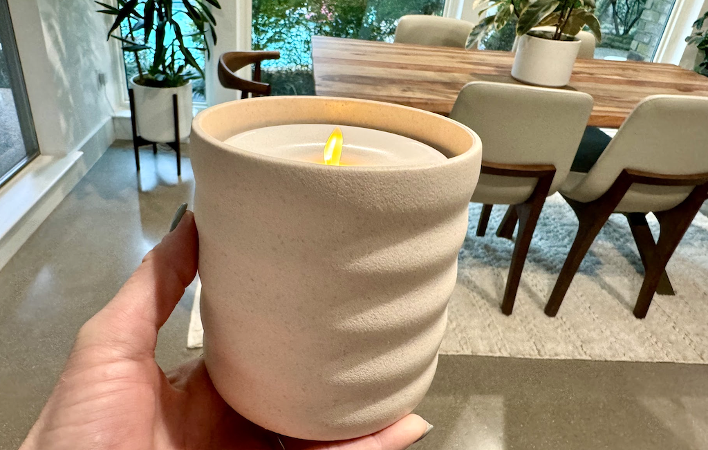 Flameless Candle Diffuser w/ Essential Oil Just $25.49 Shipped on Amazon (Collin Tested on Insta Stories!)