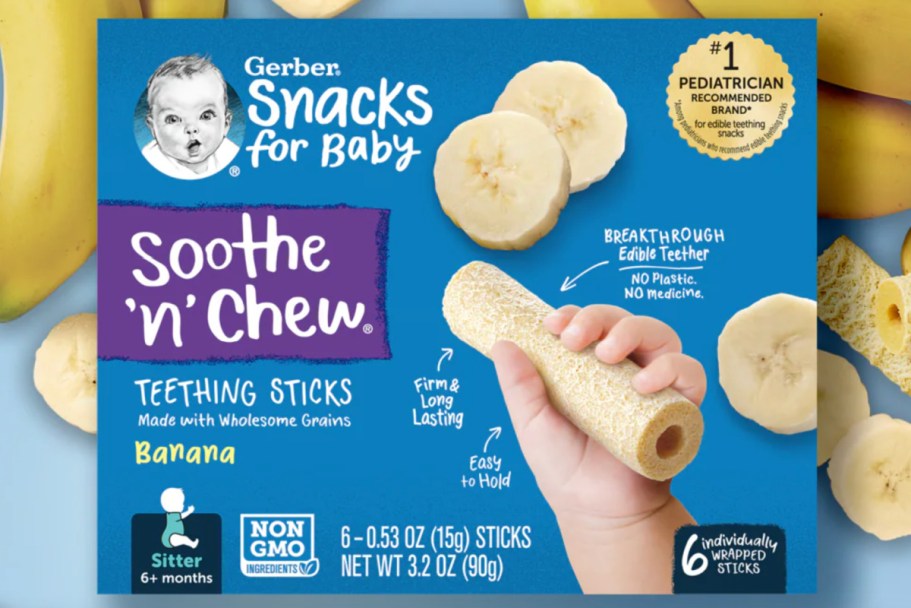 Gerber Recalls Teething Sticks Due to Choking Hazard