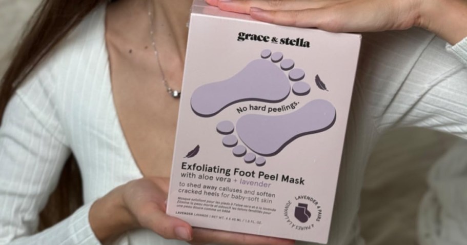 Grace & Stella Foot Peeling Mask 2-Pair Pack Only $5.56 Shipped on Amazon