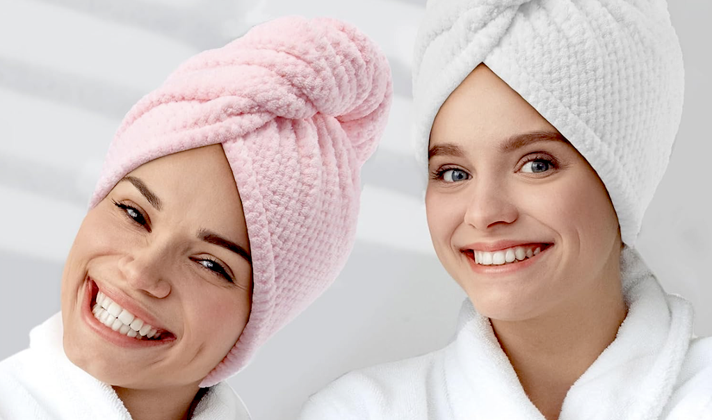 Microfiber Hair Towels 2-Pack Just $4.69 Shipped w/ Amazon Prime