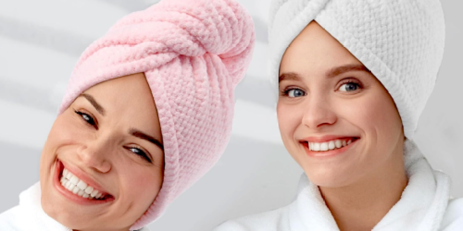 Microfiber Hair Towels 2-Pack Only $4.94 Shipped for Prime Members