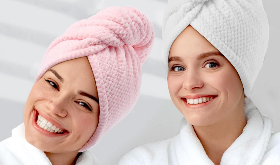 Microfiber Hair Towels 2-Pack Only $4.94 Shipped for Prime Members