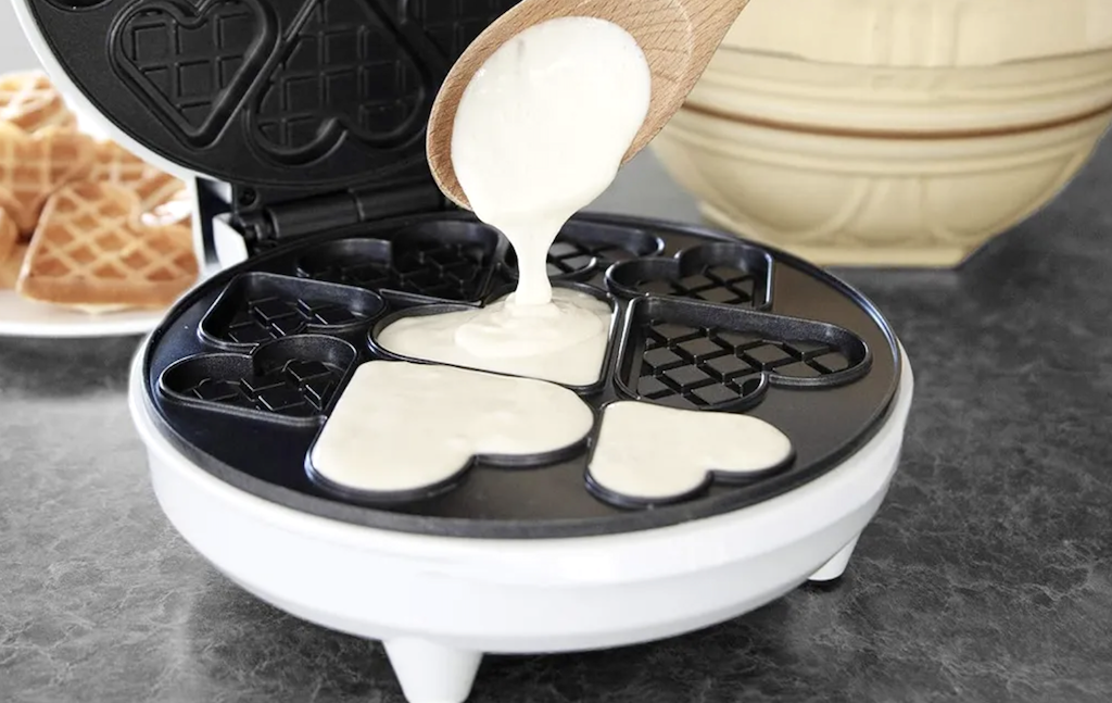 Mini Hearts Waffle Maker Just $18.97 Shipped for Prime Members (Regularly $40)