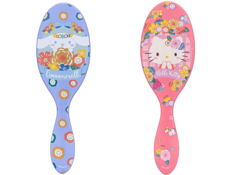 two hello kitty wet brushes 