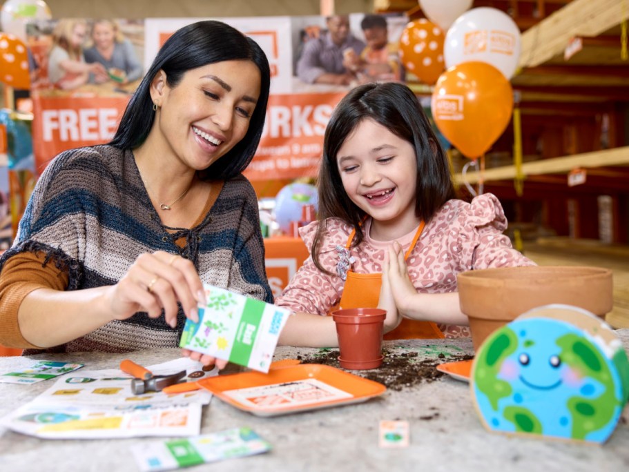 FREE Home Depot Kids Workshop on 4/5 – Register Now to Make a Globe Planter